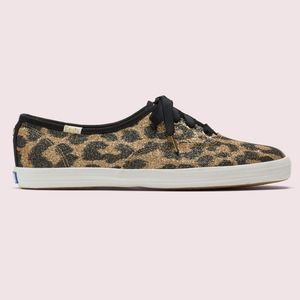Kate Spade x Keds Leopard Sparkle Shoes